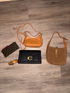 Crossbody Handbags, wallet, belt
